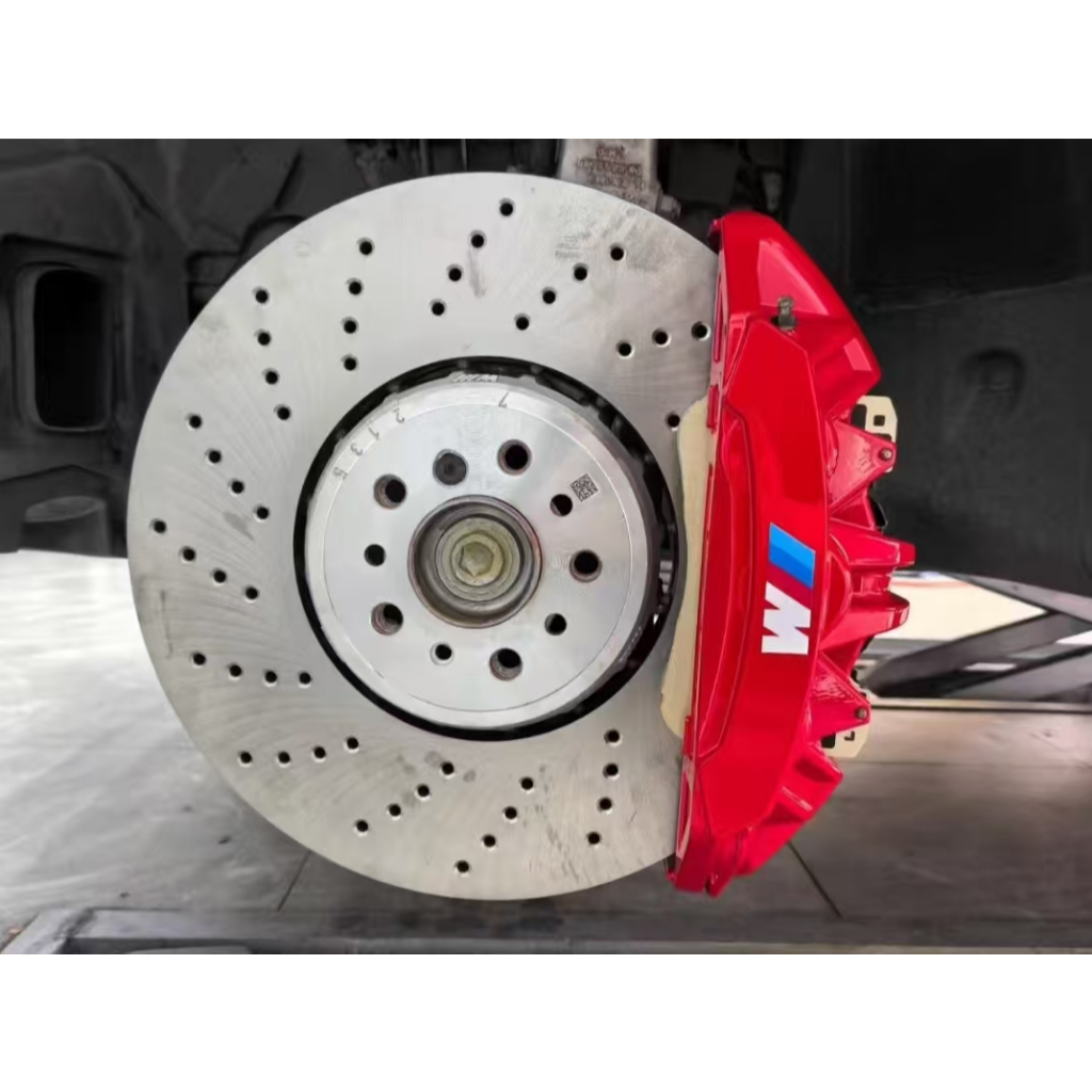 【預定】G80車友升級碳陶瓷煞車 拆下 前六後一 MP卡鉗+全新副廠碟盤 圖片 2