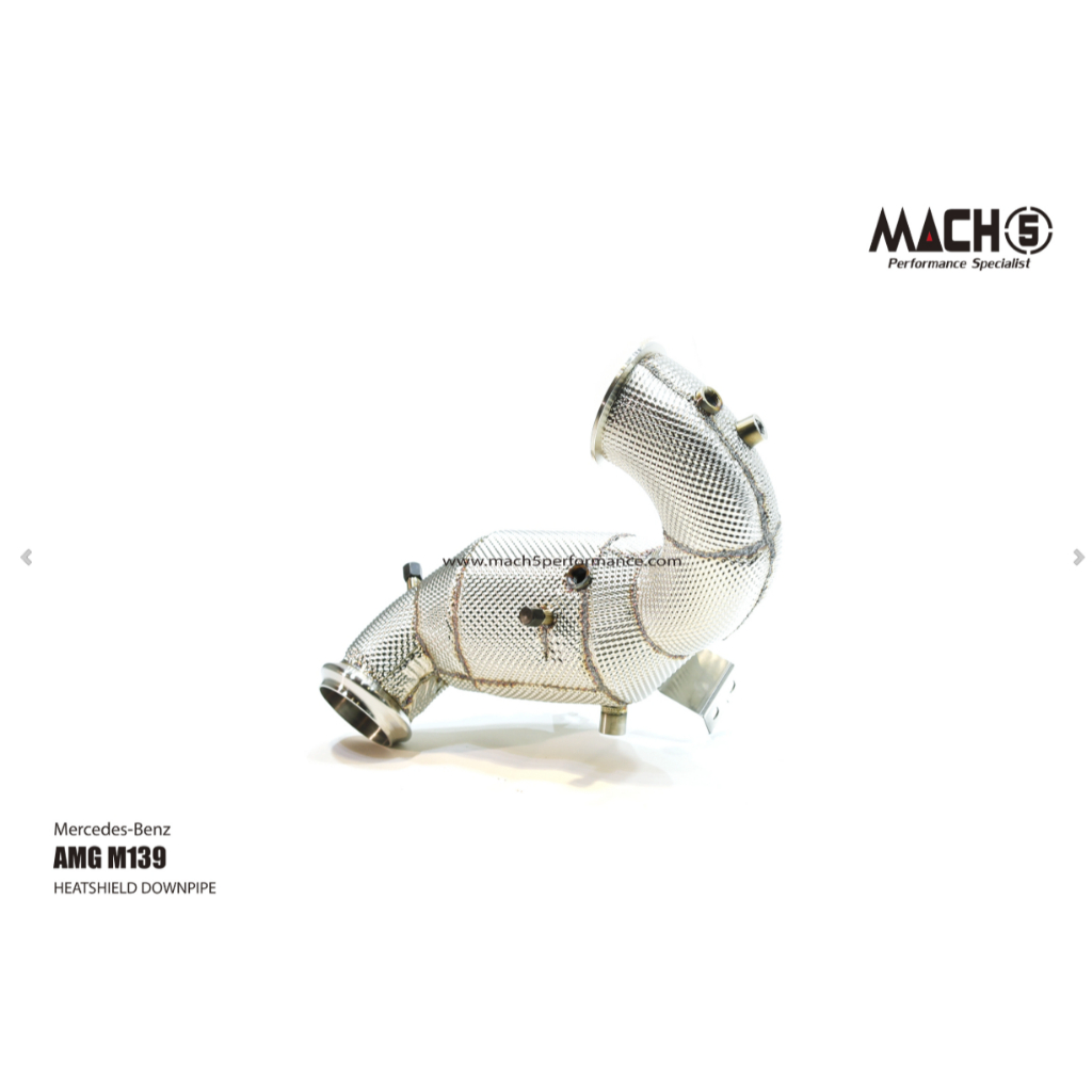 【預定】Mach5 當派(Downpipe) 適用賓士AMG X118 C118 CLA45S M139