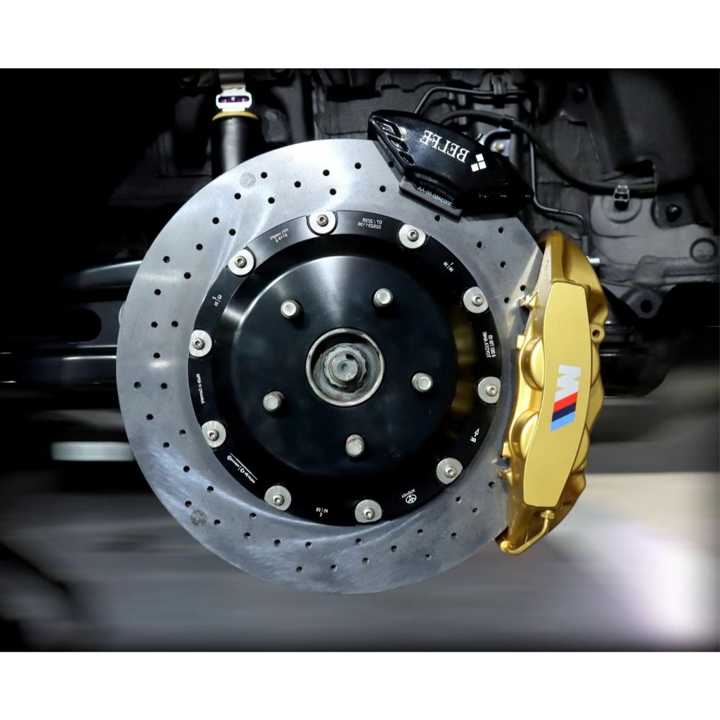 【現貨】全新BMW正品原裝BREMBO SGL 後四活380MM碳陶瓷煞車套裝 適合全車系安裝 圖片 2
