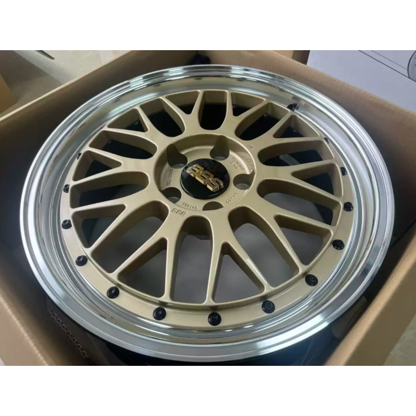【預定】日本 BBS輪圈 LM18寸7.5 ET40 5-112 DB適合BMW MINI W177 A250 圖片 2