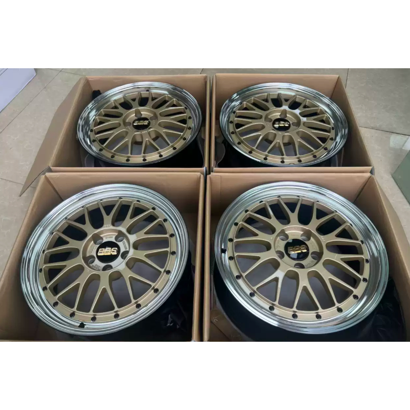 【預定】日本 BBS輪圈 LM18寸7.5 ET40 5-112 DB適合BMW MINI W177 A250 圖片 4