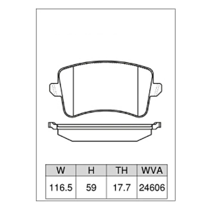 【預定】DIXCEL M Type 超低塵街道煞車片適用於奧迪：A4（B8）、A5、S4 後輪 圖片 2