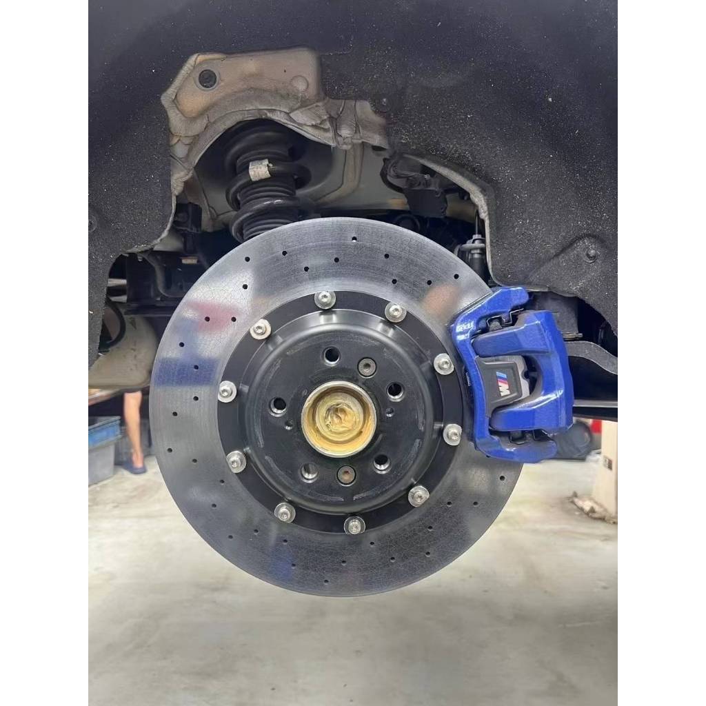 【預定】BMW G系車型 後原裝卡鉗升級370x24MM380x28MM碳陶瓷碟盤 適合G01/02/20/30 圖片 2