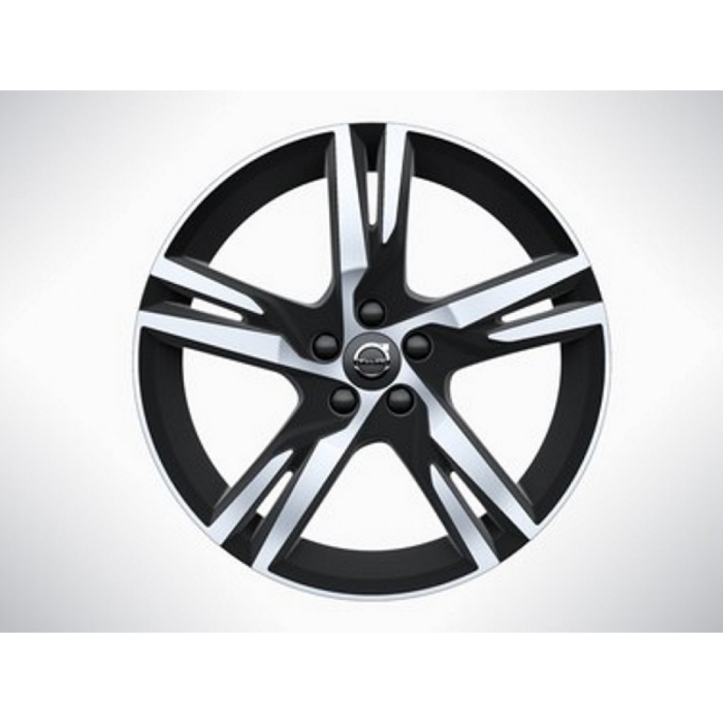 【全新預定】Volvo19吋5雙輻消光黑鑽石切割鋁合金輪圈 零件編號：31423931 圖片 1