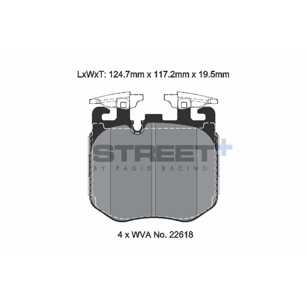 【新品】德國PAGID STREET+ 適合MP煞車四活前輪BMW G05/20/30 豐田GR Supra