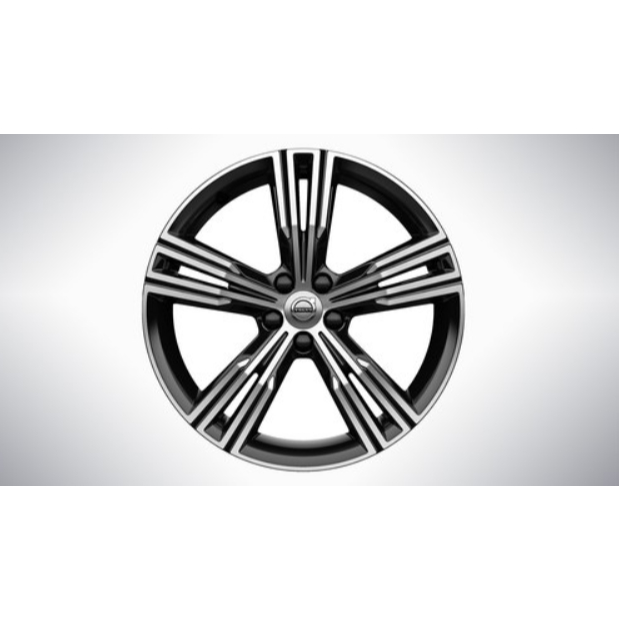 【全新預定】Volvo 19 吋 x 8 J  5 輻黑鑽石切割車輪適合V60/90XC40/XC60/90 圖片 1