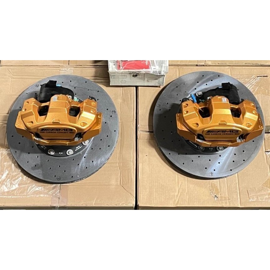 【全新】賓士原廠配件AMG 新款後碳陶380MM碟盤適合C63/E63/S63/GLC63/GT63 圖片 3