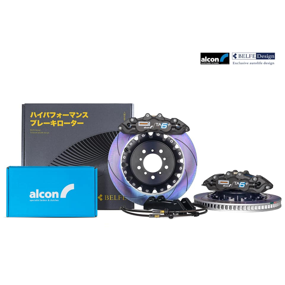 【九月優惠 】ALCON & BELFE前輪套装-TA6六活塞/配BELFE-355X34MM