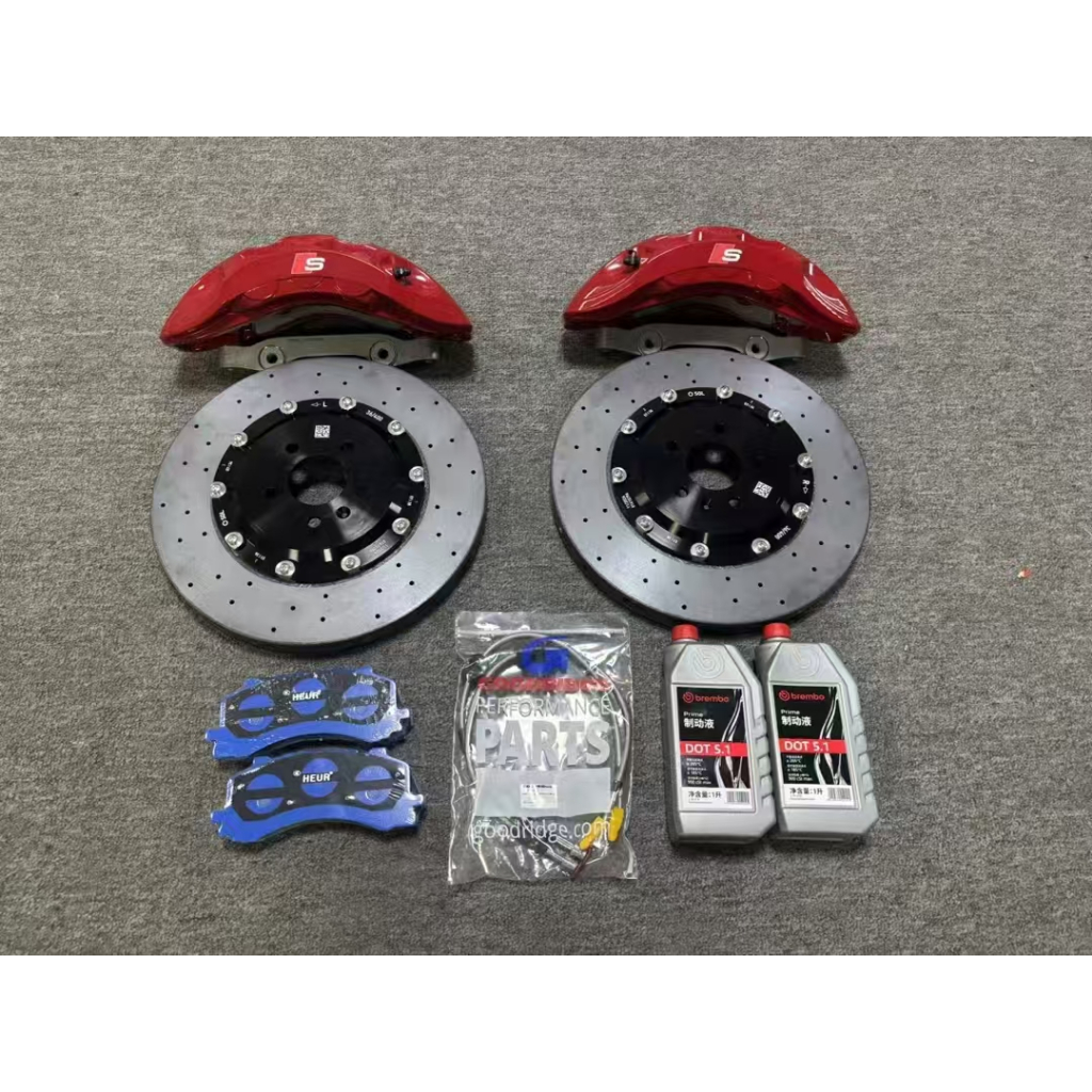 【全新客製】全新碳陶瓷套裝 適合BREMBO AP ALOCN AMG BMW AUDI可搭配各品牌卡鉗 圖片 5