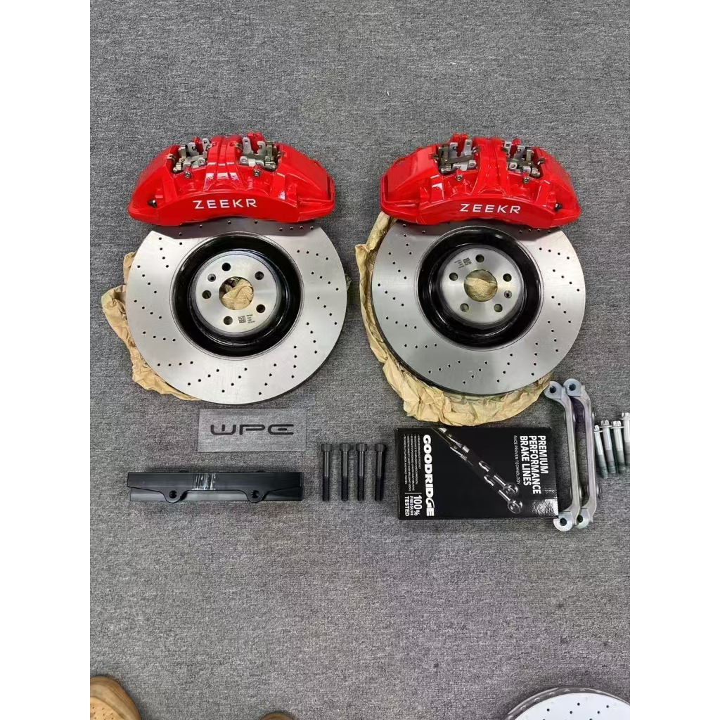 【全新客製】全新碳陶瓷套裝 適合BREMBO AP ALOCN AMG BMW AUDI可搭配各品牌卡鉗 圖片 6