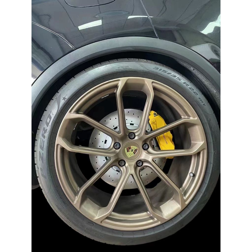 【全新預定】訂金前10後四活塞性能煞車系統  適合 保時捷 新款9Y0 E3 卡宴 971 panamera 圖片 5