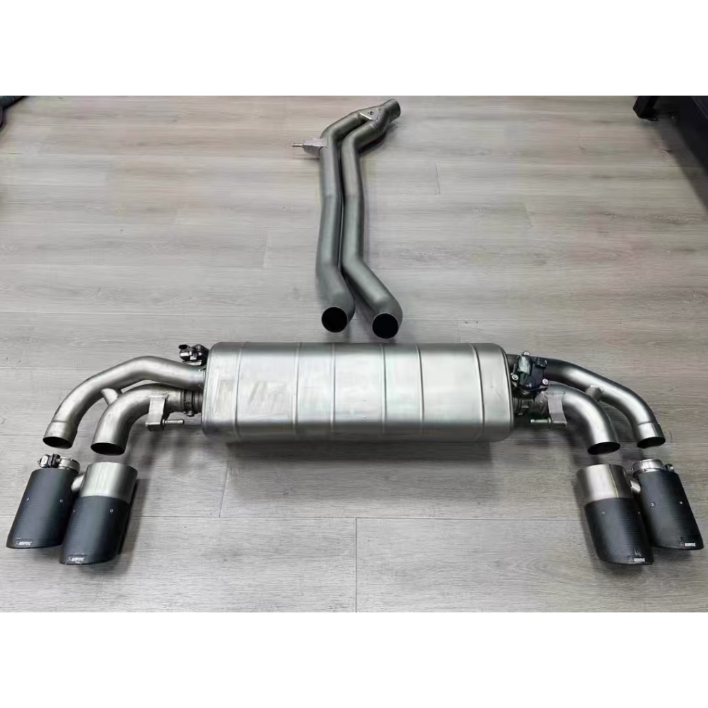 【稀有品】保時捷 Cayenne 新卡宴 E3 9Y0 Akrapovic 中尾段排氣 圖片 1