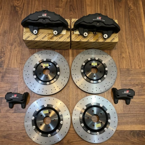 九月優惠【客製】全新正品 LEXUS RX350/450/500H F sport 前輪六活塞碳陶瓷套裝組 圖片 1