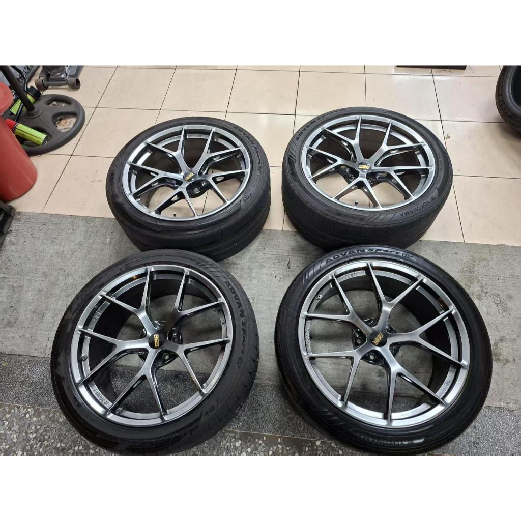 【二手時間】正日本 BBS FIR 139 20寸9.5J ET25 5孔112適合BMW G45 Tiguan 圖片 3