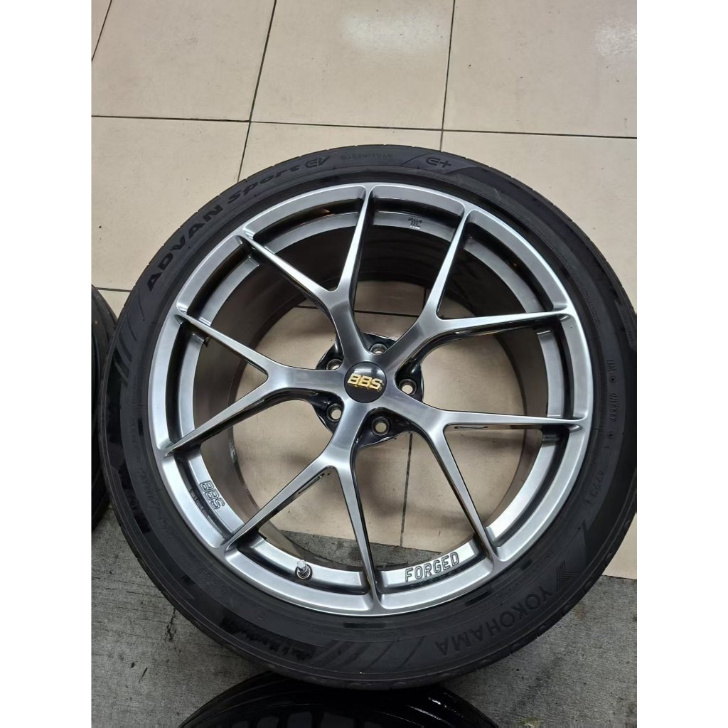 【二手時間】正日本 BBS FIR 139 20寸9.5J ET25 5孔112適合BMW G45 Tiguan 圖片 5