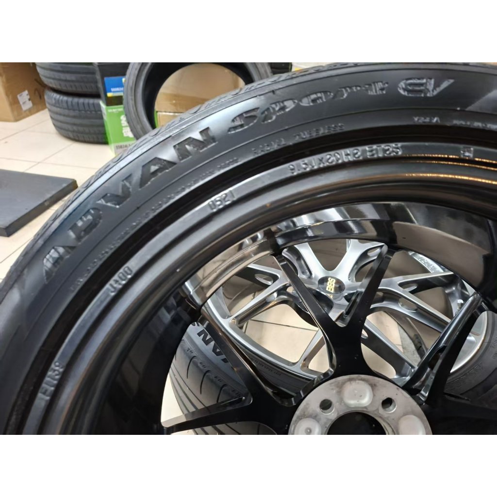 【二手時間】正日本 BBS FIR 139 20寸9.5J ET25 5孔112適合BMW G45 Tiguan 圖片 9