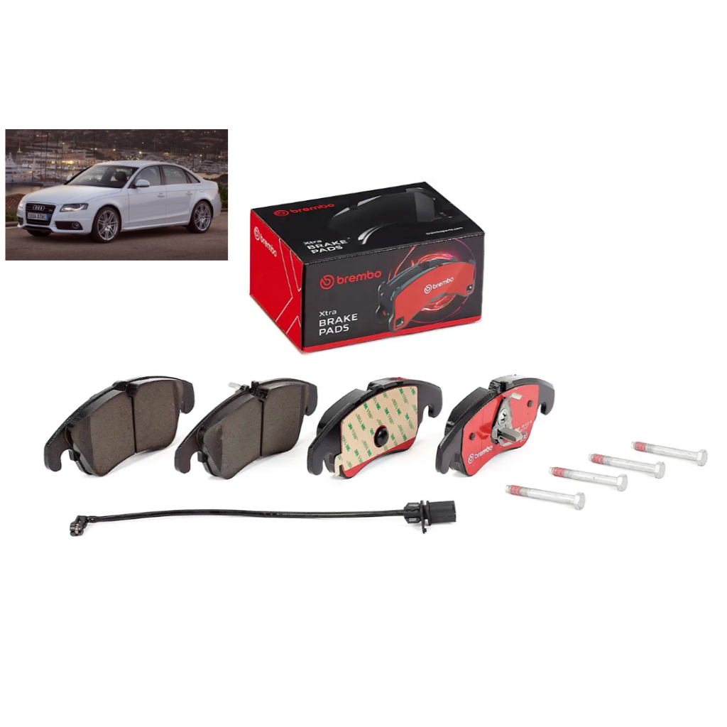 【預定】Brembo Xtra煞車片高階運動版適用於奧迪：A4（B8）、A5、S4 前輪 圖片 1