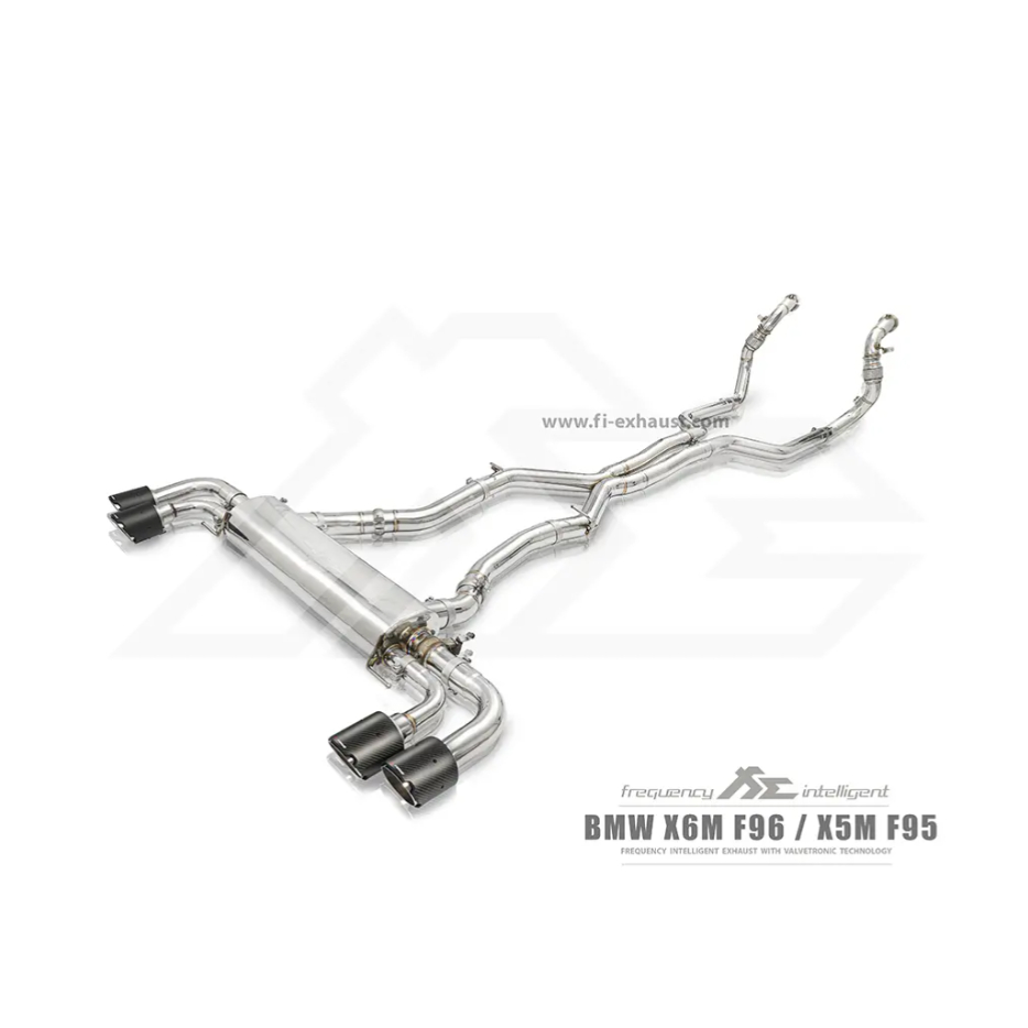 FI Exhaust 304不鏽鋼材質 2020-年份S63引擎 BMW F95/F96 X5/X6M 圖片 2