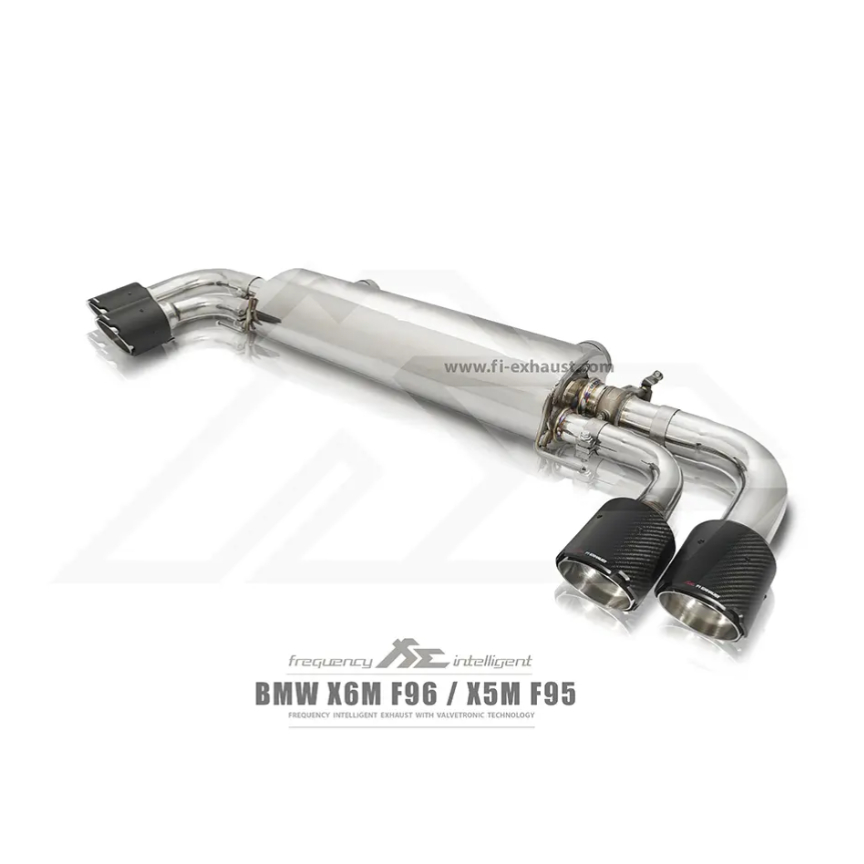FI Exhaust 304不鏽鋼材質 2020-年份S63引擎 BMW F95/F96 X5/X6M 圖片 3