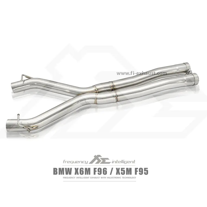 FI Exhaust 304不鏽鋼材質 2020-年份S63引擎 BMW F95/F96 X5/X6M 圖片 5