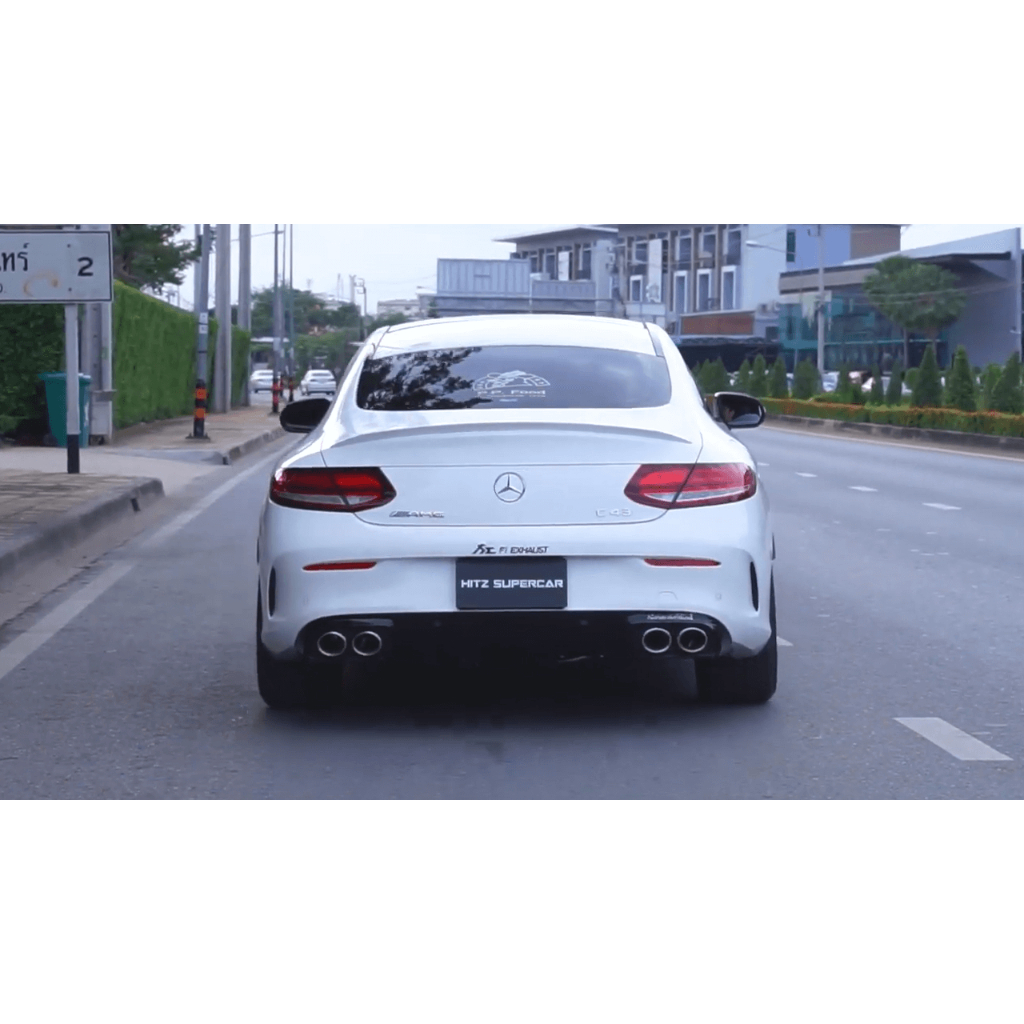 FI Exhaust T304不鏽鋼 2014-2018 年份 M276 引擎 W205 AMG C 43 圖片 1