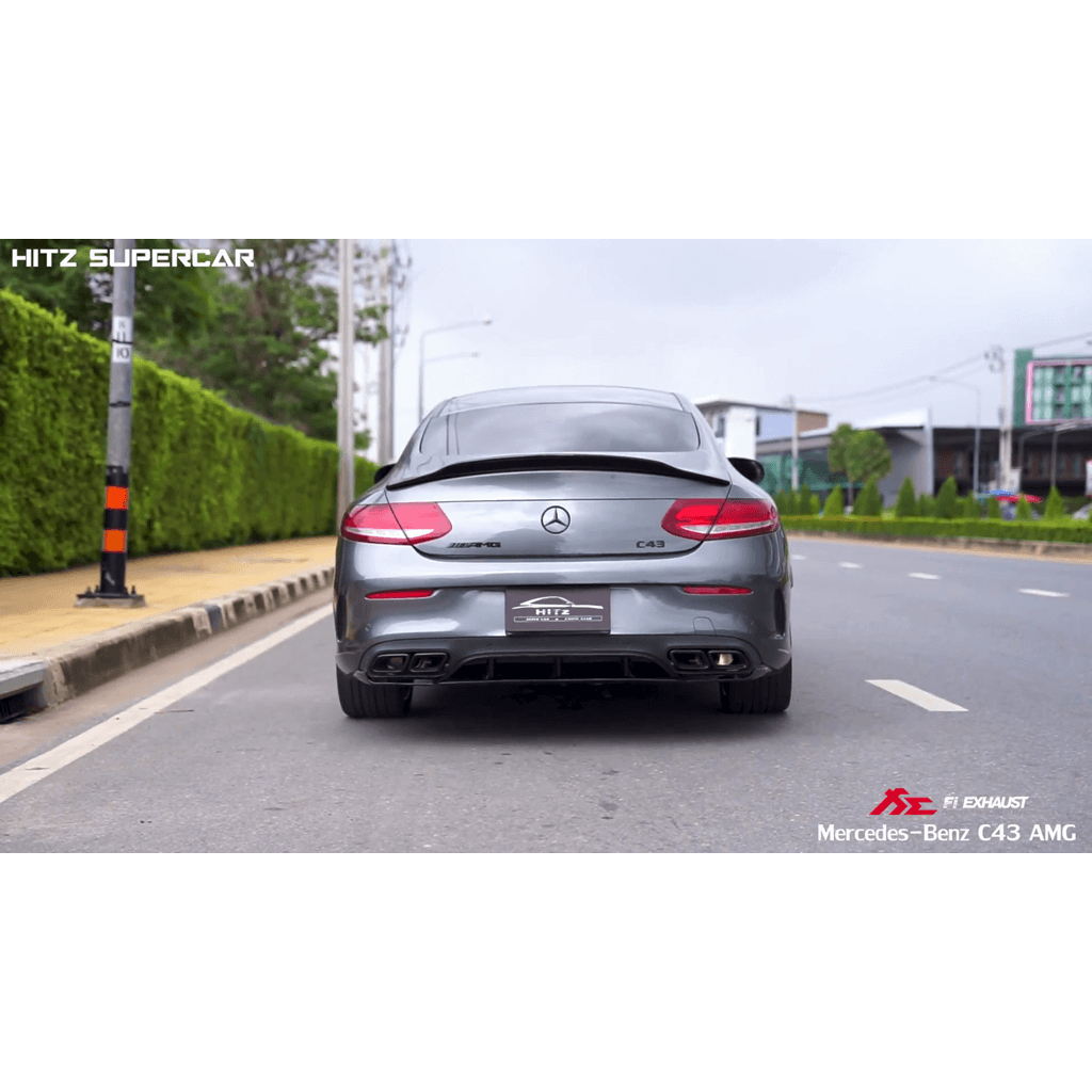 FI Exhaust T304不鏽鋼 2014-2018 年份 M276 引擎 W205 AMG C 43 圖片 2