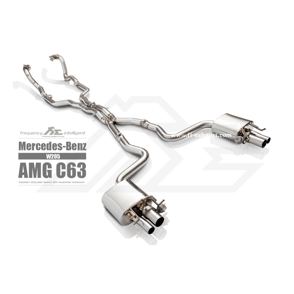 【Fi EXHAUST】 Mercedes-Benz 梅賽德斯-奔馳 適用C63/63S (W205 排氣系統