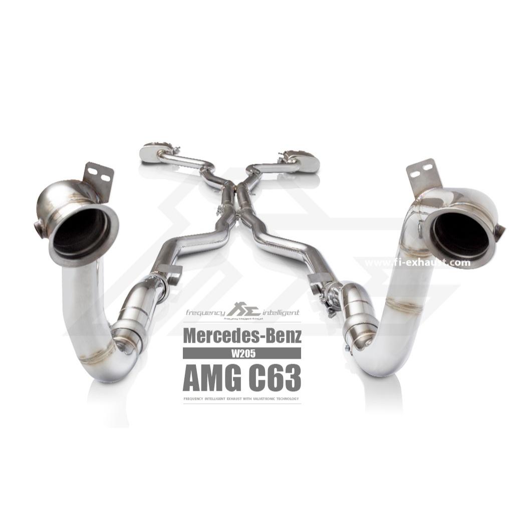 【Fi EXHAUST】 Mercedes-Benz 梅賽德斯-奔馳 適用C63/63S (W205 排氣系統 圖片 2