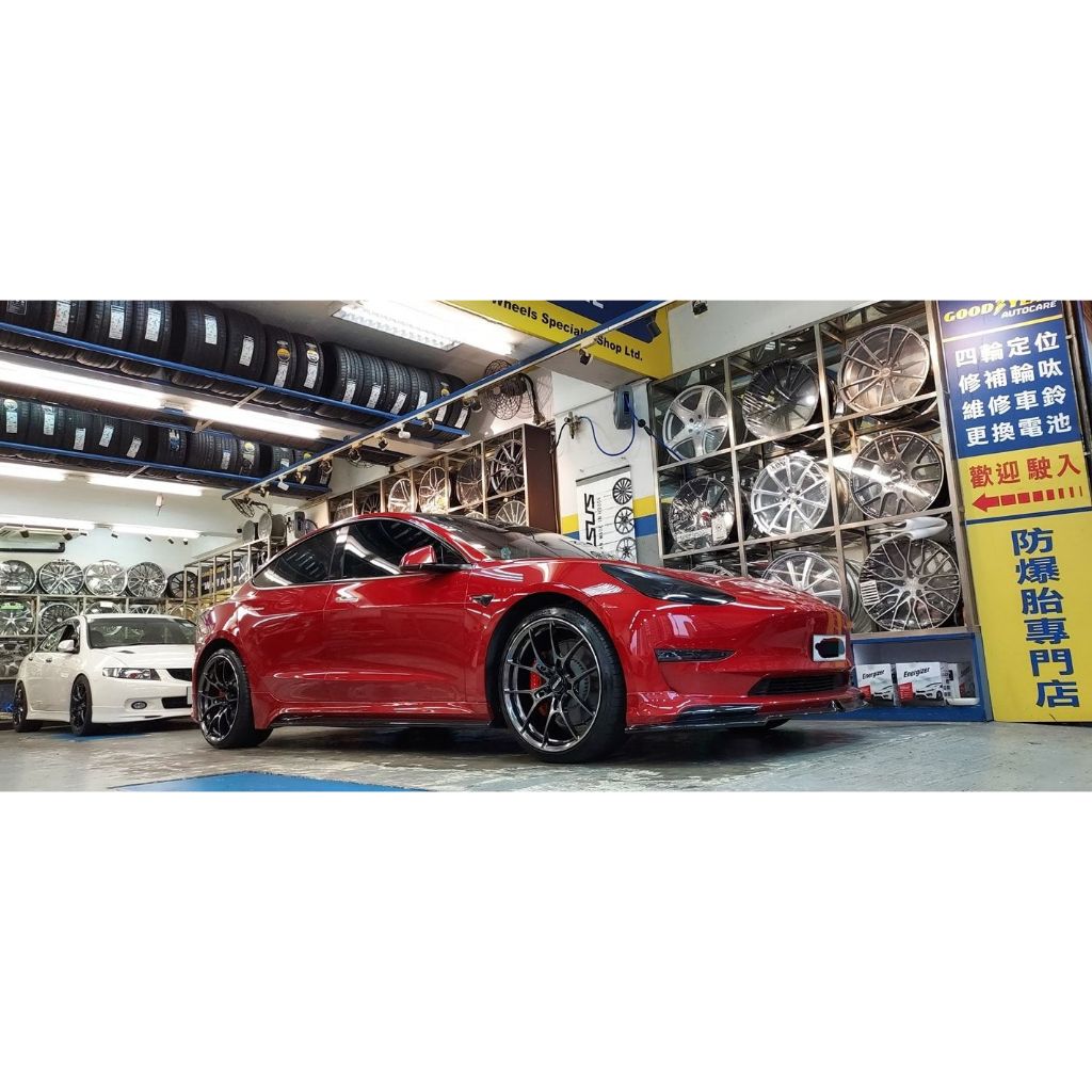 【日本】RAYS G025  適合特斯拉 TESLA Y  19寸9.5J ET38 5/114 HK顏色 圖片 3