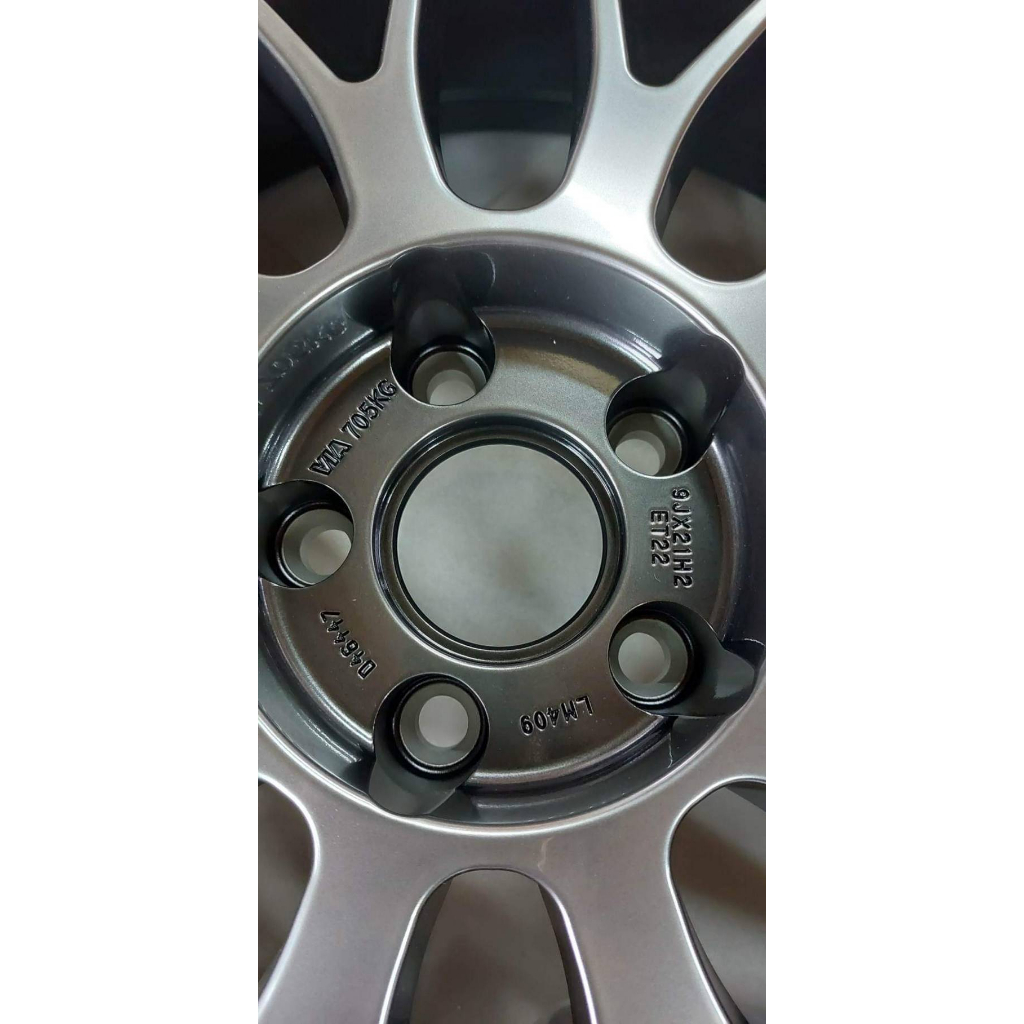 二手ˊ正品日本BBS LM409 DB-BKDB  21×9.0225/112 福斯 Volkswagen Tigua 圖片 3