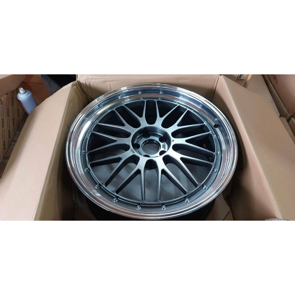 二手ˊ正品日本BBS LM409 DB-BKDB  21×9.0225/112 福斯 Volkswagen Tigua 圖片 2