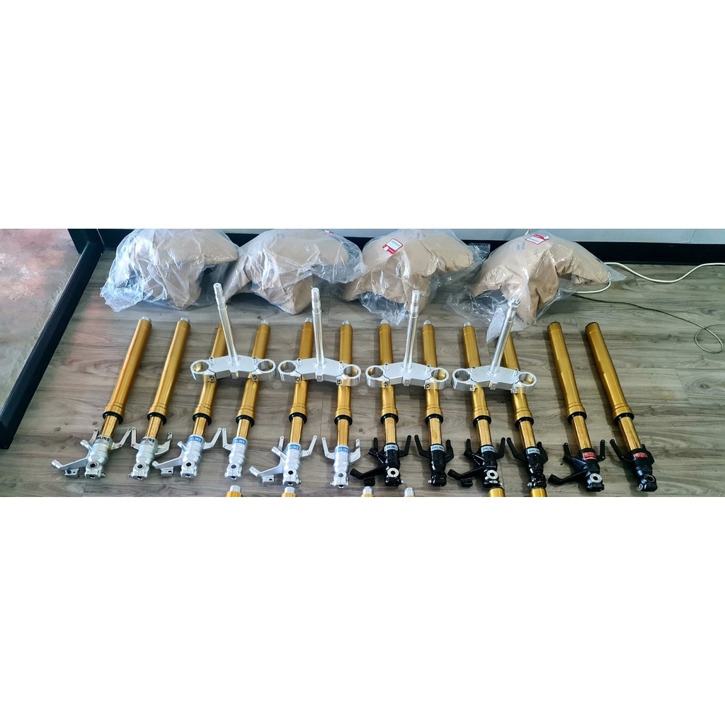 訂金(純正零件)私人訂製 山葉 XMAX 300 41MM SHOWA(倒叉)倒立式輻射卡鉗座前叉 圖片 6