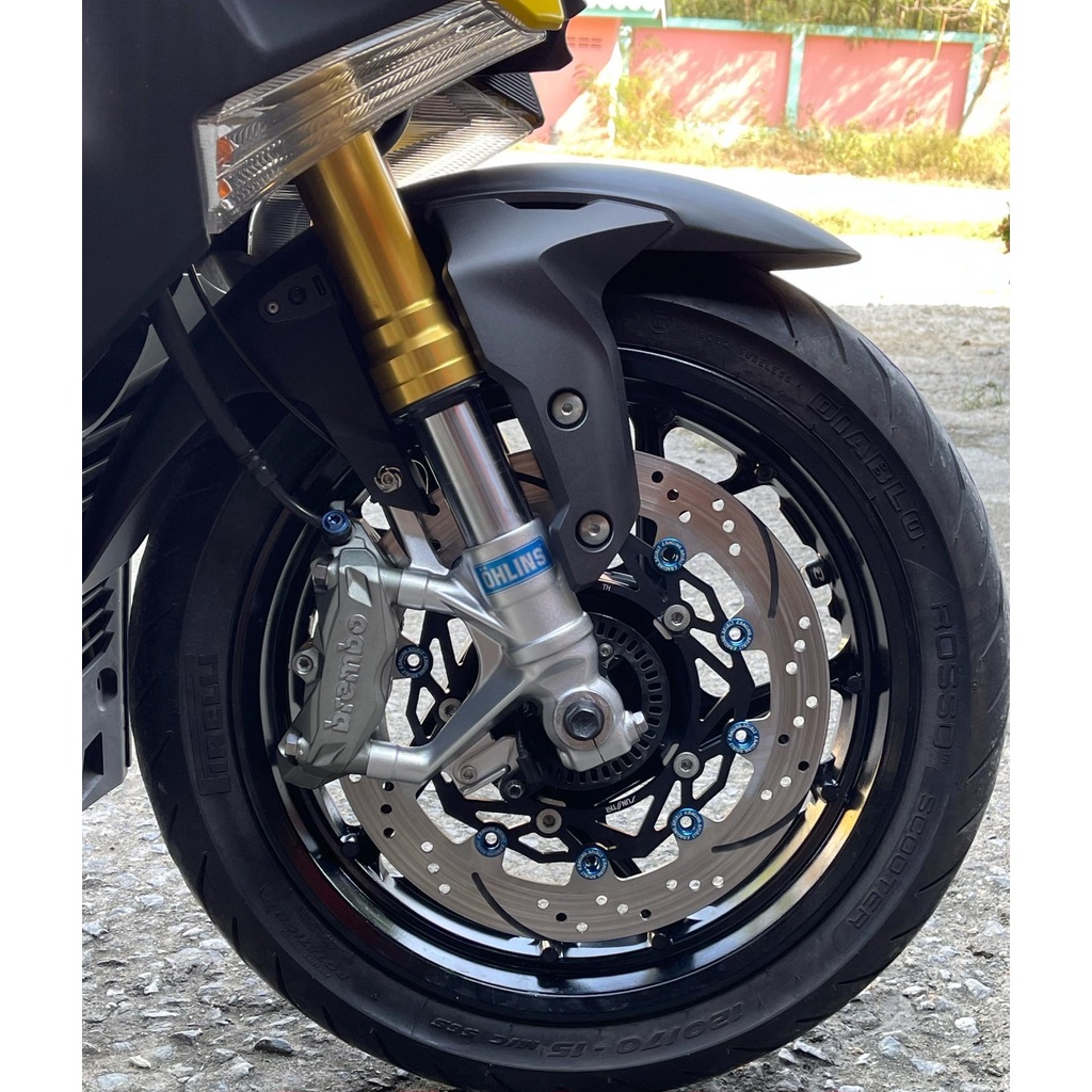 訂金(純正零件)私人訂製 山葉 XMAX 300 41MM SHOWA(倒叉)倒立式輻射卡鉗座前叉 圖片 8