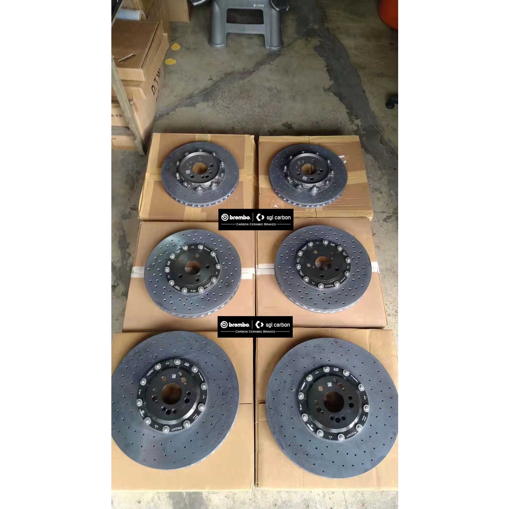 全新原裝AMG/BMW陶瓷備用碟盤 BREMBO SGL carbon ceramic discs 單邊/片 圖片 4