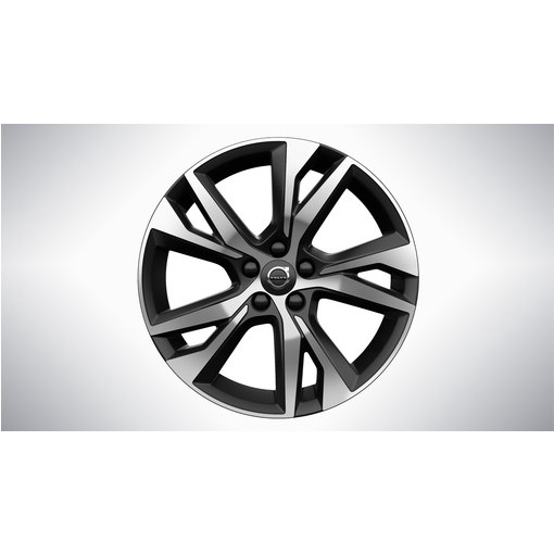 【全新預定】原裝VOLVO 18" 5 雙輻啞光黑色鑽石切割零件編號	 31471482 圖片 1