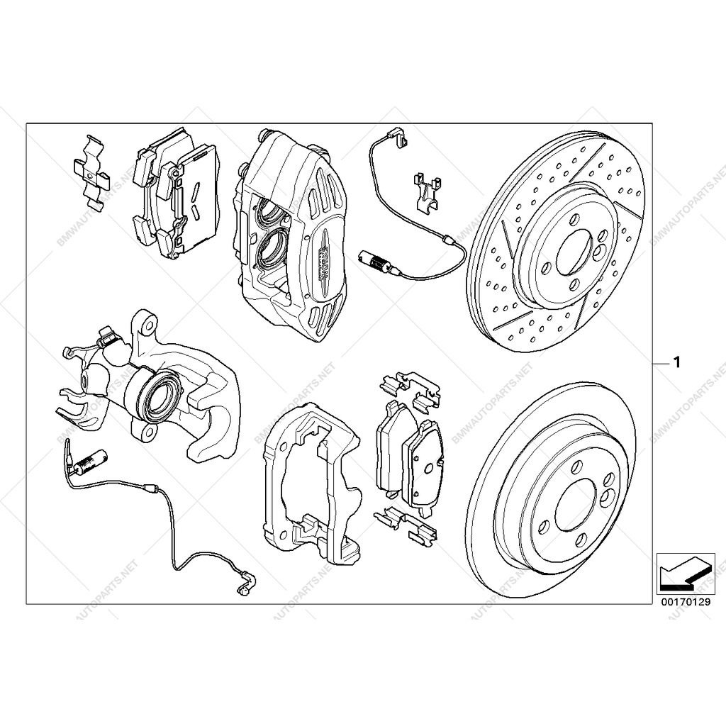 (完工價歐洲直發訂金)Mini Sports F55/56/57 John Cooper Works剎車改裝套件 圖片 1