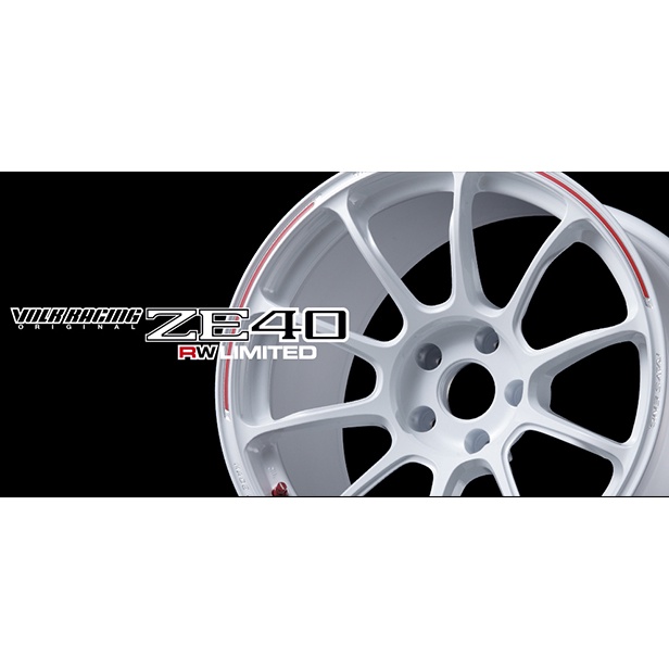 (現貨)促銷VOLK RACING ZE40RW LIMITED 18x8.5+ET43 5-112限量白 圖片 1