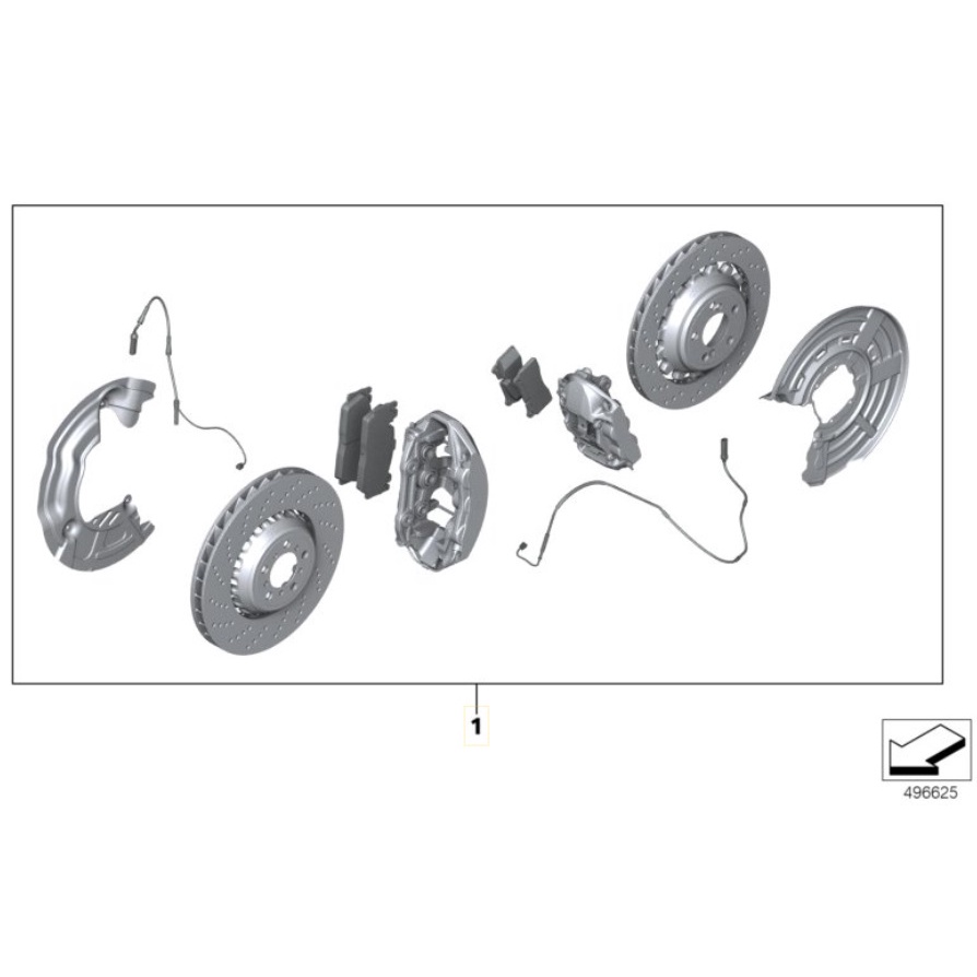 BMW MP運動制動金色加裝套件 M2 F82 M4 F80 M3 M-Performance 車系