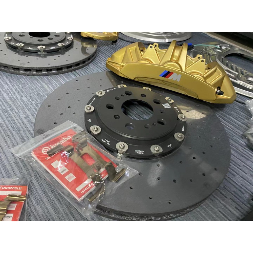 【現貨一套】BMW原裝配件F90 M5 高性能碳陶瓷改裝剎車套件 圖片 2