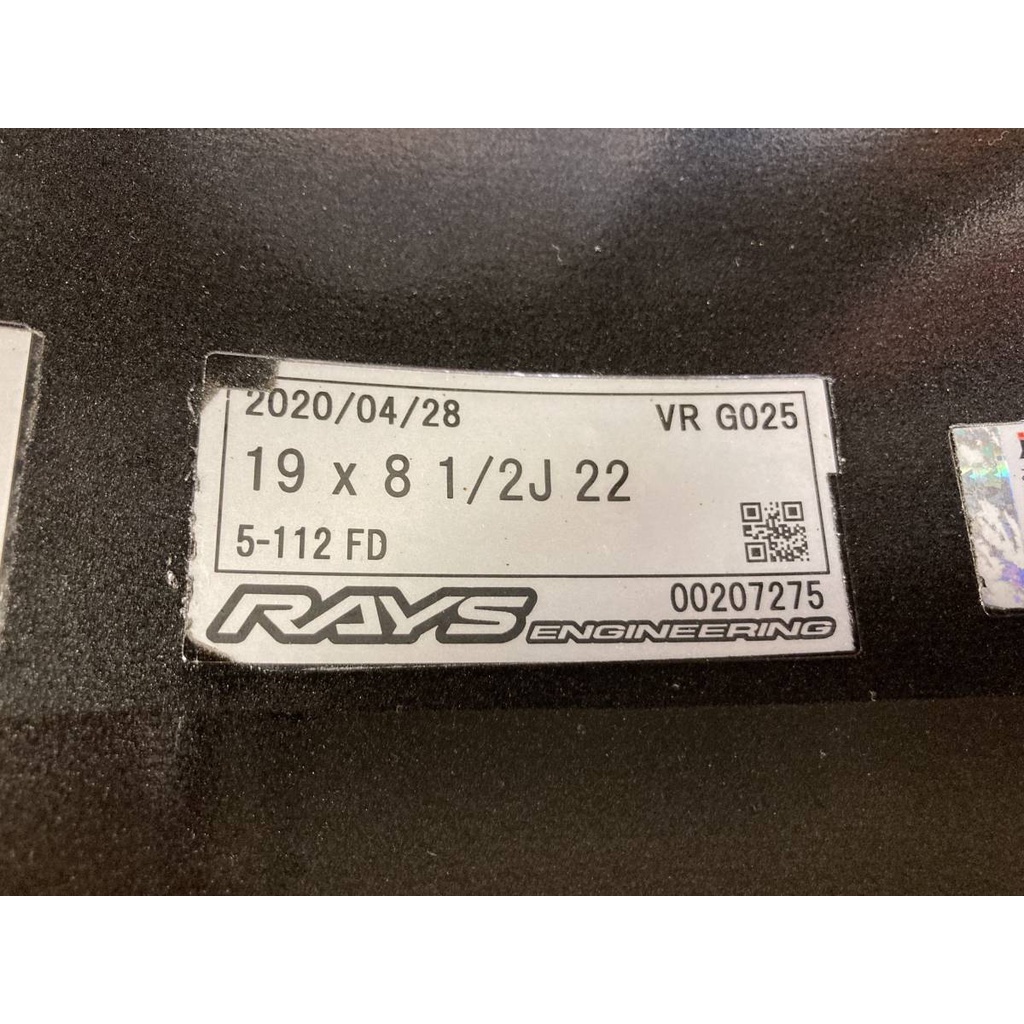 BMW G20/21用 RAYS VOLK G025 19寸4件套 圖片 7