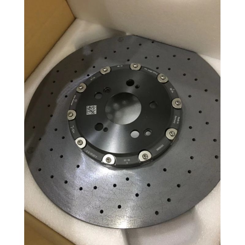 【全新正brembo】原裝盒裝 賓士AMG碳陶瓷carbon-ceramic碟盤 圖片 3
