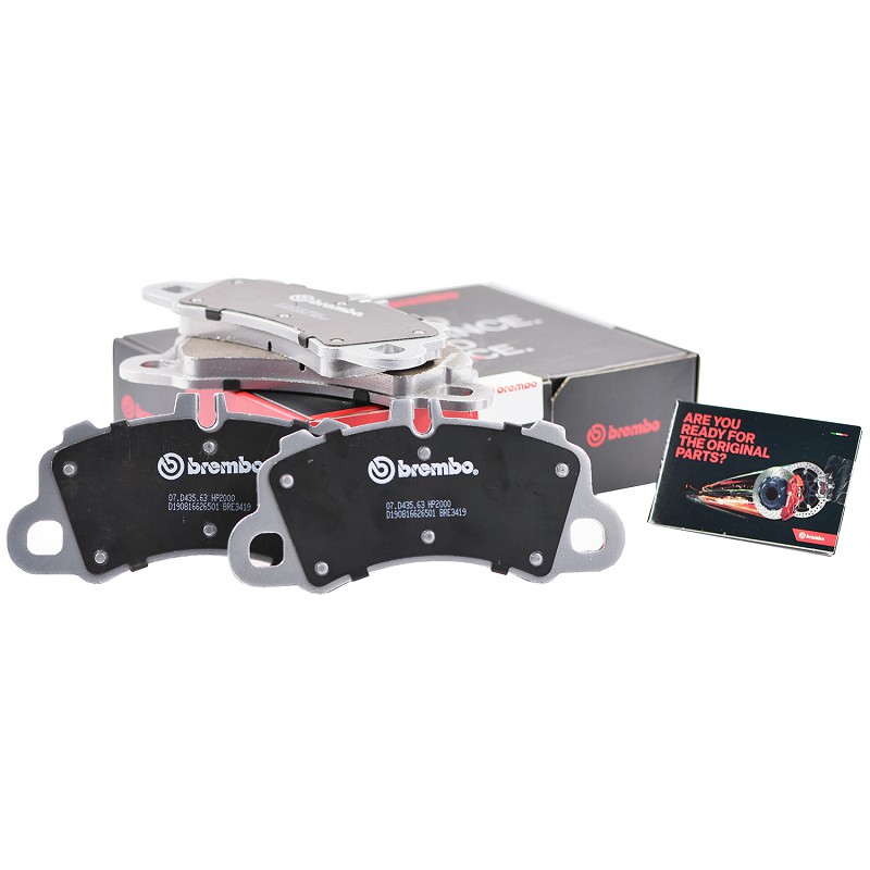 布雷博Brembo HP2000 Porsche Cayenne保時捷卡宴9Y 前剎車片 07.D435.63