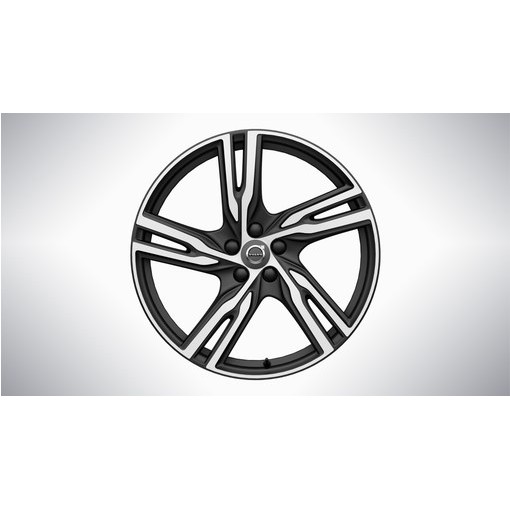訂金"VOLVO原廠正品20x8.5 5-Double Spoke Matt Black DiamondCut-1056 圖片 1