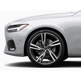 訂金"VOLVO原廠正品20x8.5 5-Double Spoke Matt Black DiamondCut-1056 圖片 2