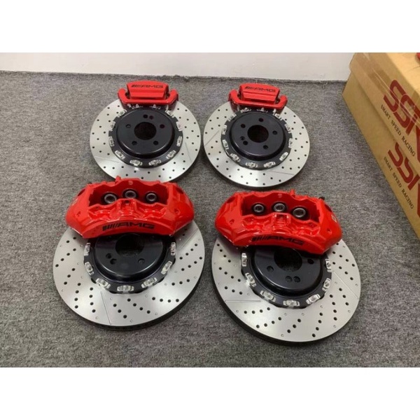 訂金賓士W205 C300 W213 E200 AMG GLA GLC GLE 內置油路 前六活塞套裝組 圖片 5