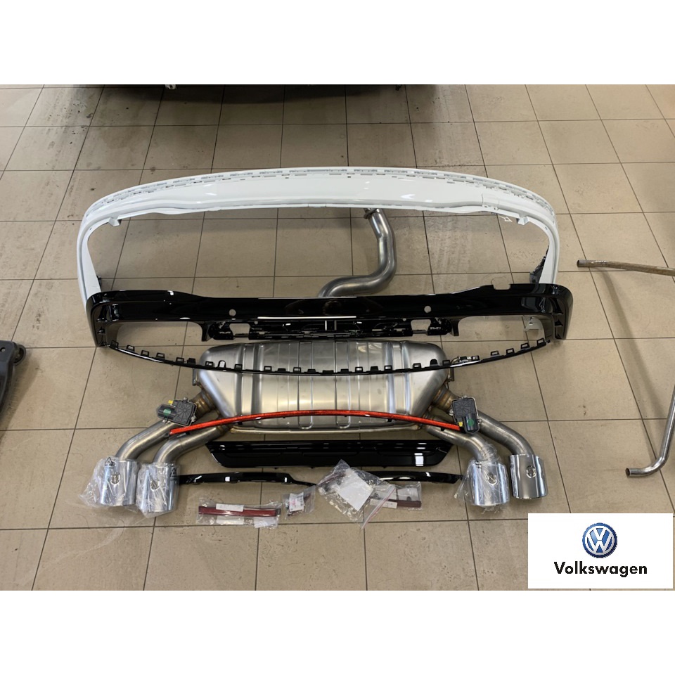 低調效率高(附影音檔)歐洲限定 全新原裝 福斯 VW Tiguan R  exhaust 運動排氣(適用一般車款) 圖片 4