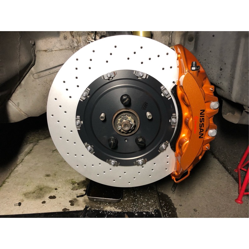 未使用原裝日產GTR R35 前後製動鉗 包含 Brembo剎車皮+碟盤套裝 圖片 6