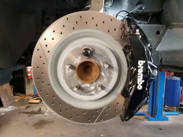 全新 OEM 原裝 (黑色）Brembo 代工  大六活塞卡鉗套件 適用360--370-380-390mm 浮動碟 圖片 3
