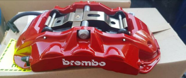 全新 OEM 原裝 (黑色）Brembo 代工  大六活塞卡鉗套件 適用360--370-380-390mm 浮動碟 圖片 8
