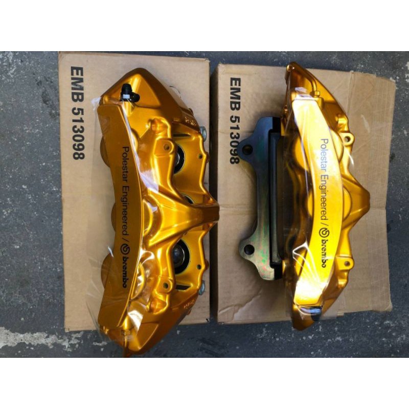 （歐洲限量）原裝盒裝VOLVO 北極星 BREMBO GT六活塞 備用製動鉗